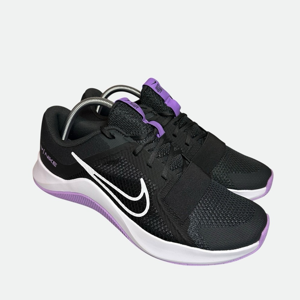 Nike MC Trainer 2 Shoes Women's 11.5‎ Black White Purple Athletic DM0824-005 New